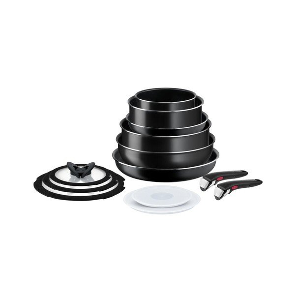 Zestaw garnków aluminiowych 13 szt. INGENIO EASY COOK & CLEAN BLACK L1549023 – Tefal
