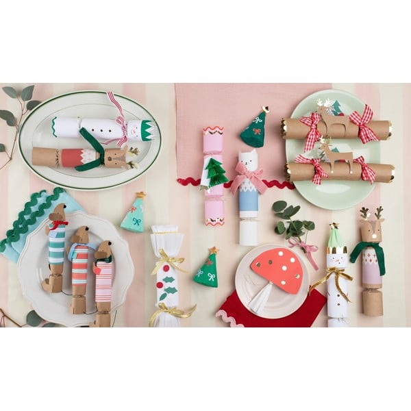 Crackery świąteczne zestaw 6 szt. Honeycomb  – Meri Meri-image-2