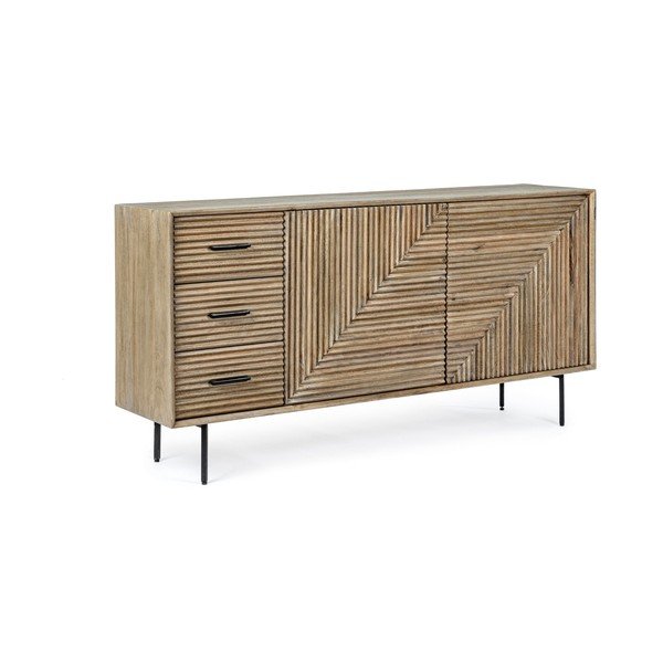 Komoda z litego drewna mango w naturalnym kolorze 160x83x40 cm Darsey – Bizzotto