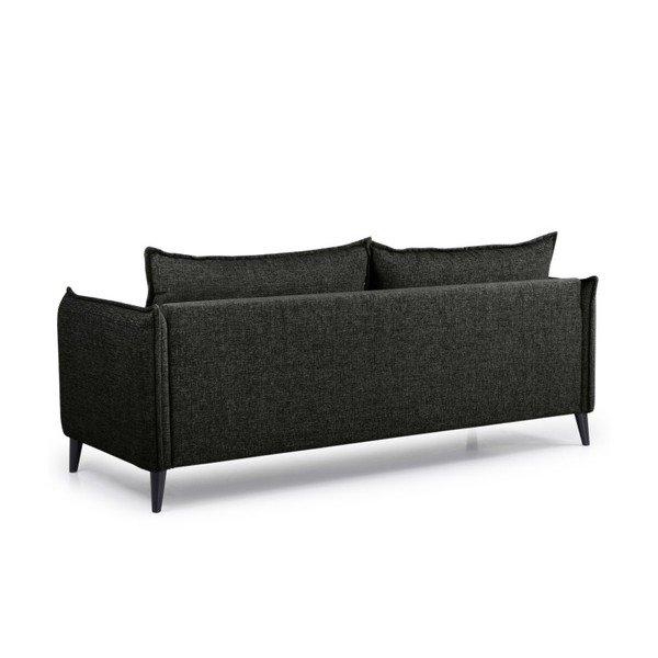 Czarna sofa Scandic Leo, 208 cm-image-2