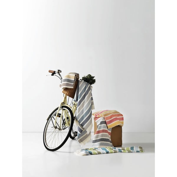 Niebiesko-zielony letni pled Euromant Ocean, 140x250 cm-image-2