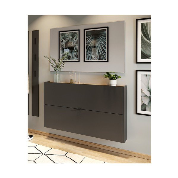 Antracytowy zestaw do przedpokoju Ameca – Germania-image-2