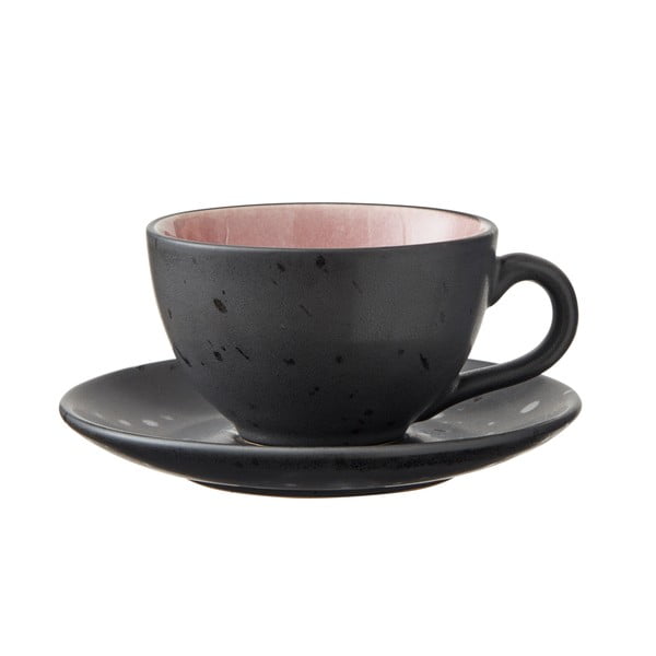 Czarne filiżanki zestaw 4 szt. ceramiczne 240 ml Gastro Black/Mix – Bitz-image-4