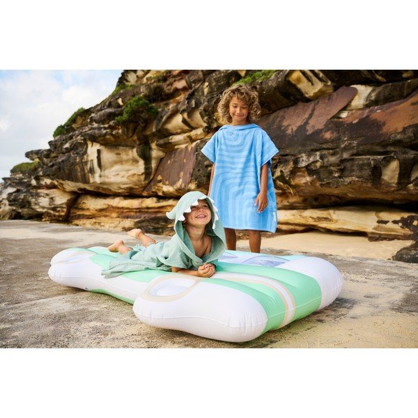 Zielony dziecięcy ręcznik plażowy z kapturem Sunnylife Monster, 3-6 lat-image-1