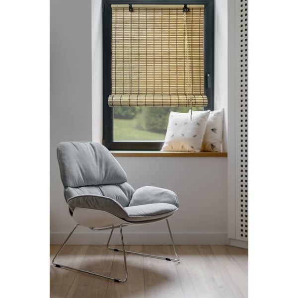 Bambusowa roleta w naturalnym kolorze 90x220 cm Java – Gardinia-image-1