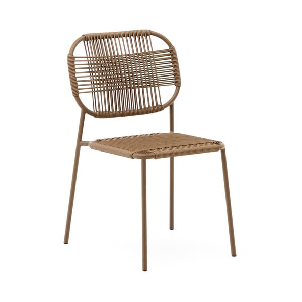 Brązowe metalowe krzesło ogrodowe Talaier – Kave Home