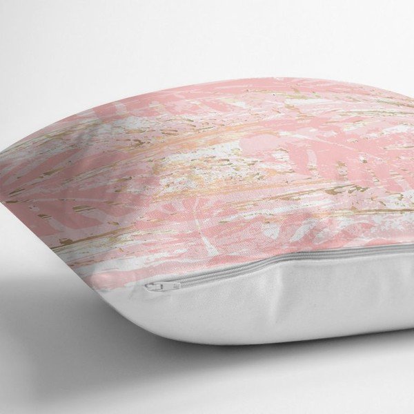 Poszewka na poduszkę Minimalist Cushion Covers Pink Leafes Brush, 45x45 cm-image-2