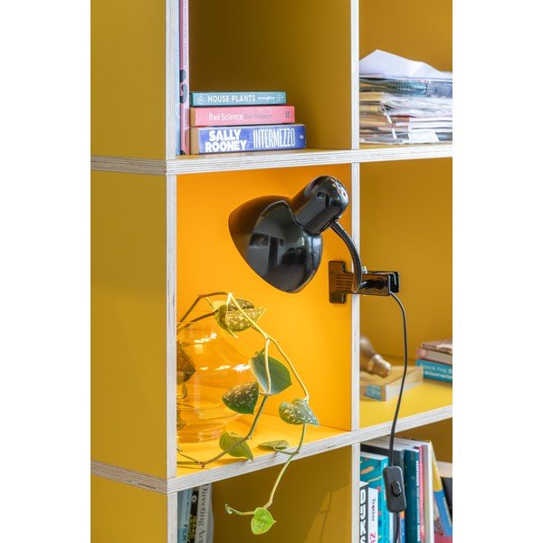 Czarna metalowa lampa stołowa (wysokość 33,5 cm) New Retro – Leitmotiv-image-1