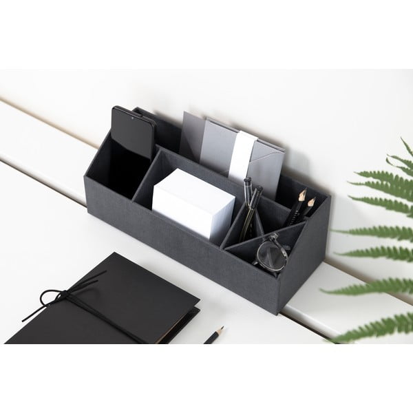 Kartonowy organizer na artykuły papiernicze Elisa Canvas Paper Laminate – Bigso-image-1