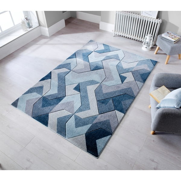 Niebiesko-szary dywan Flair Rugs Aurora, 120x170 cm-image-1