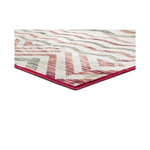Beżowy chodnik z wiskozy Universal Belga Zig Zag, 70x220 cm-image-1