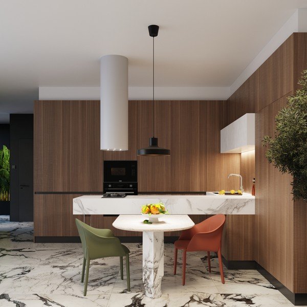 Czarna lampa wisząca ø 35 cm Vito – Sollux-image-3