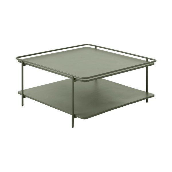 Zielony metalowy stolik 75x75 cm Yuba – Unique Furniture-image-3
