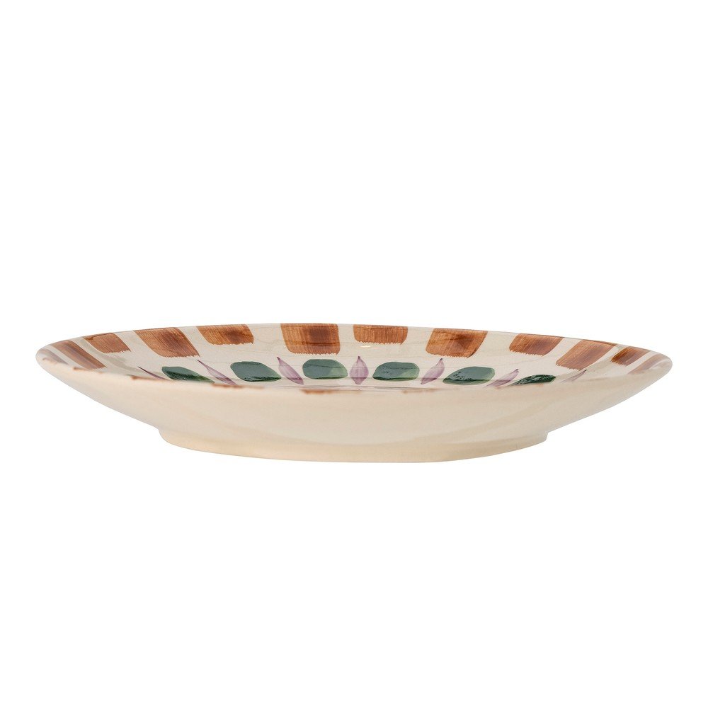 Zielono-brązowy kamionkowy talerz ø 27 cm Shama – Bloomingville (zdjęcie 3)