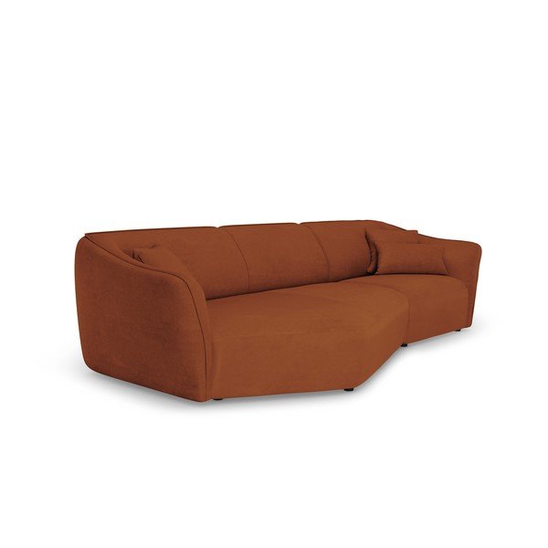 Ceglasty narożnik z materiału bouclé Tokyo – Cosmopolitan Design-image-2