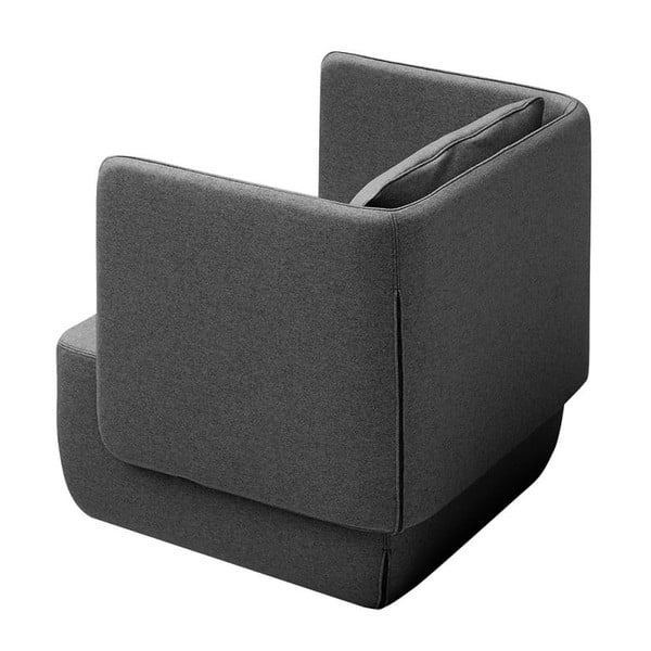 Antracytowy fotel Softline Opera Low-image-3