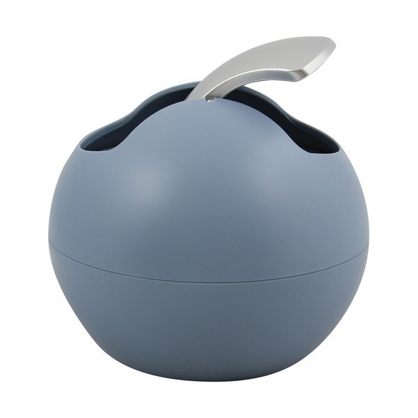 Jasnoniebieski plastikowy kosz na śmieci 1 l   Bowl Matt – Spirella-image-1