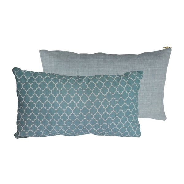 Zestaw 2 poduszek z wypełnieniem Karup Deco Cushion Moroccan Pepper/Sky Blue, 45x25 cm