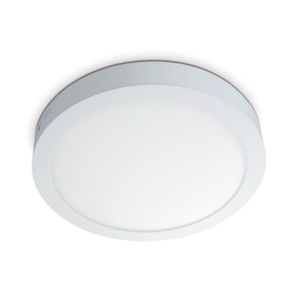 Biała lampa sufitowa LED Kobi Sigaro, ⌀ 30 cm