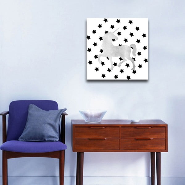 Obraz Canvas Framework Unicorn Silvero, 50x50 cm-image-1