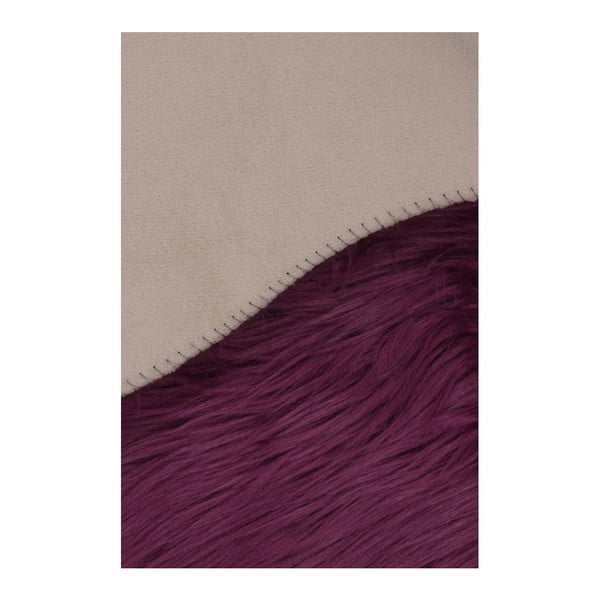 Fioletowy dywan ze sztucznej skóry Pelus Purple, 150x200 cm-image-1