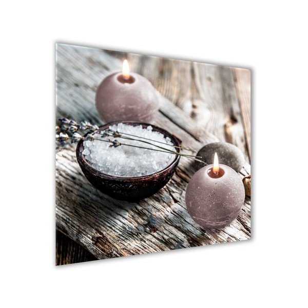 Obraz Styler Glasspik Spa & Zen Grey Wood, 30x30 cm-image-2
