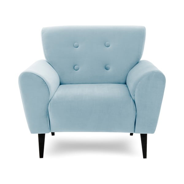 Niebieski fotel Vivonita Klara
