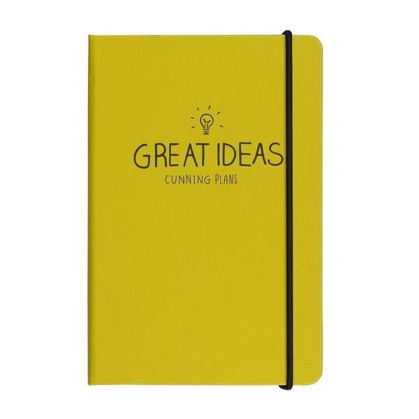 Notes A6 Happy Jackson Great Ideas Yellow