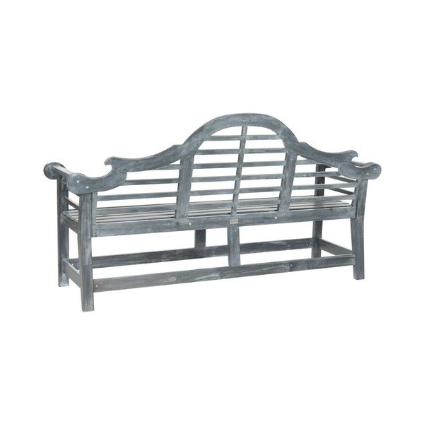 Szara ławka ogrodowa Safavieh Khara-image-1