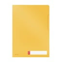 Żółty folder z kieszonką na etykietę Leitz Cosy, A4