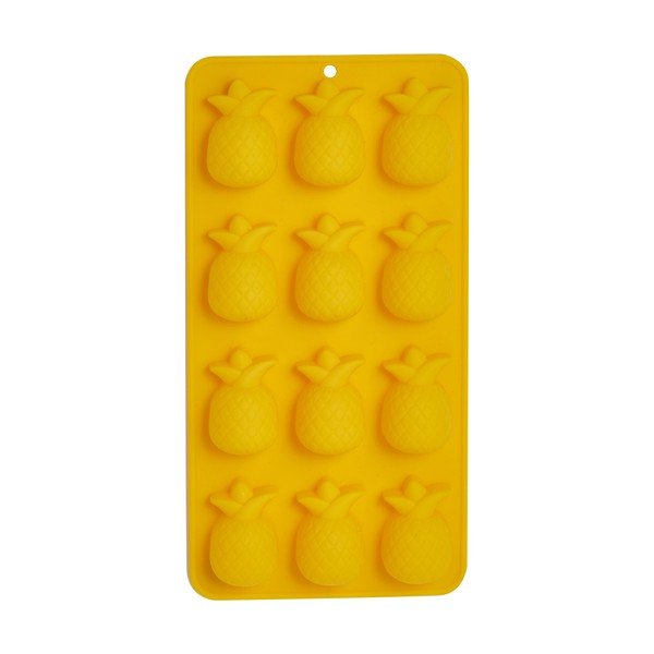 Żółta foremka do lodu w kształcie ananasów Mason Cash Pina
