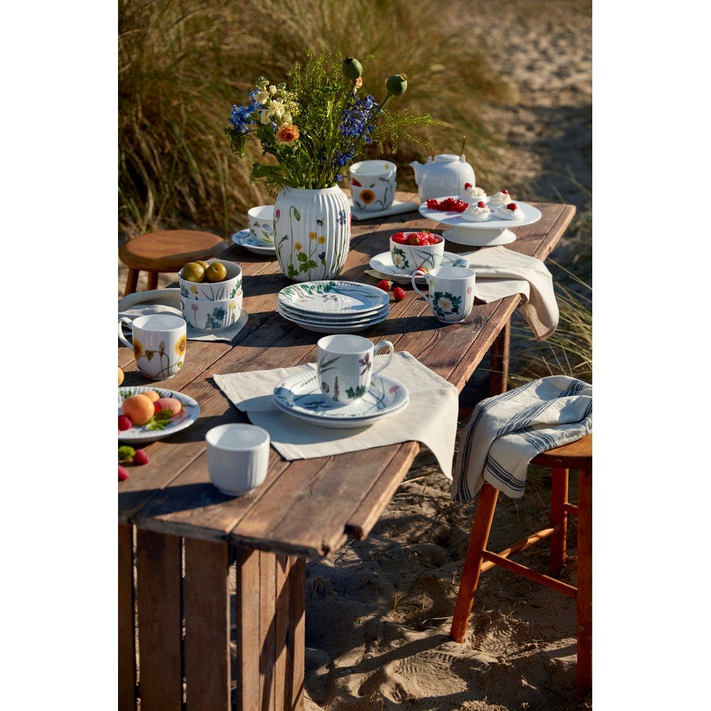 Biały porcelanowy talerz deserowy ø 22 cm Hammershøi Summer – Kähler Design (zdjęcie 3)