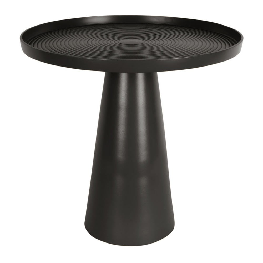 Czarny metalowy stolik Leitmotiv Force, wys. 37,5 cm