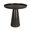 Czarny metalowy stolik Leitmotiv Force, wys. 37,5 cm