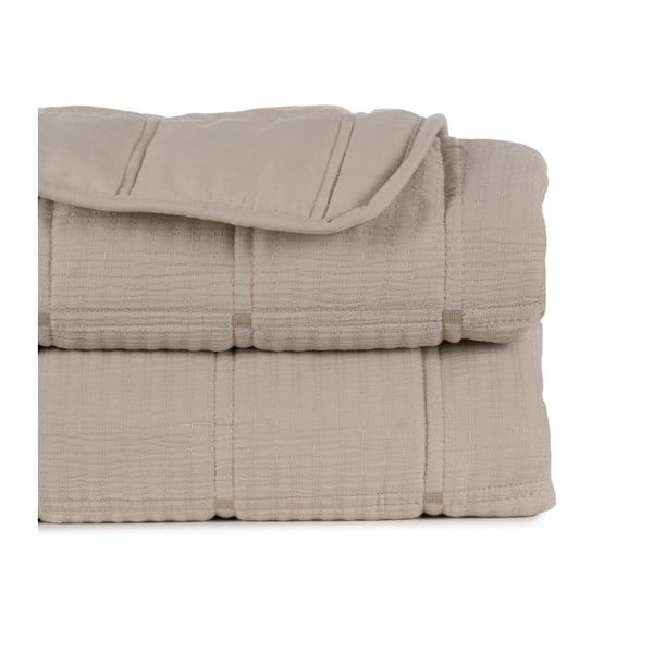 Beżowa narzuta pikowana 230x280 cm – Ixia