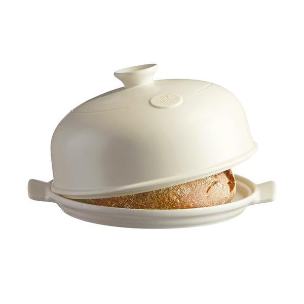 Okrągła forma na chleb w kolorze kości słoniowej Emile Henry, ⌀ 34 cm