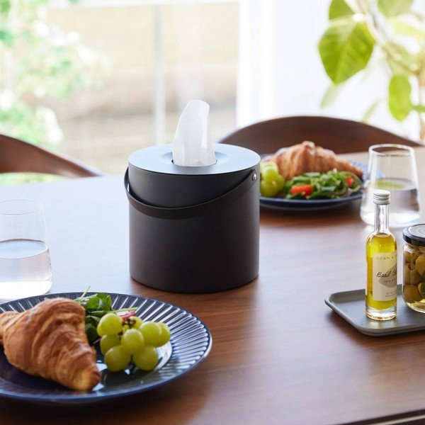 Metalowy pojemnik na chusteczki Tower – YAMAZAKI-image-3