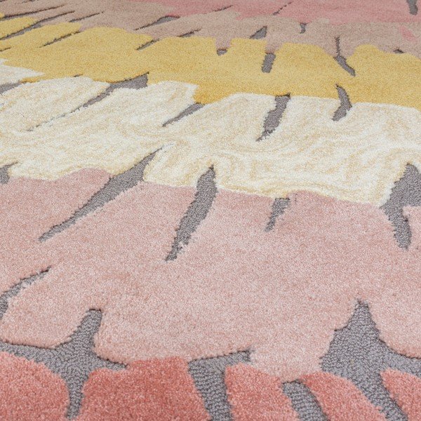 Różowo-żółty dywan Flair Rugs Woodgrain, 120x170 cm-image-2