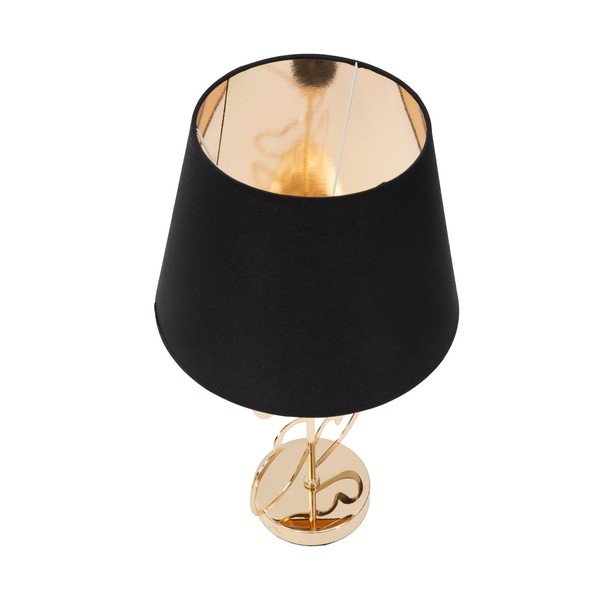 Lampa stołowa w kolorze czarno-złotym Mauro Ferretti Glam Heart, wysokość 61 cm-image-2