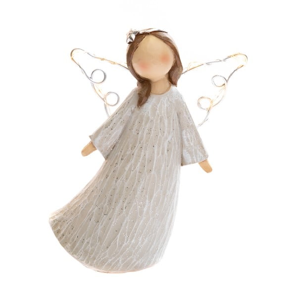 Figurka anioła z motywami świetlnymi Dakls