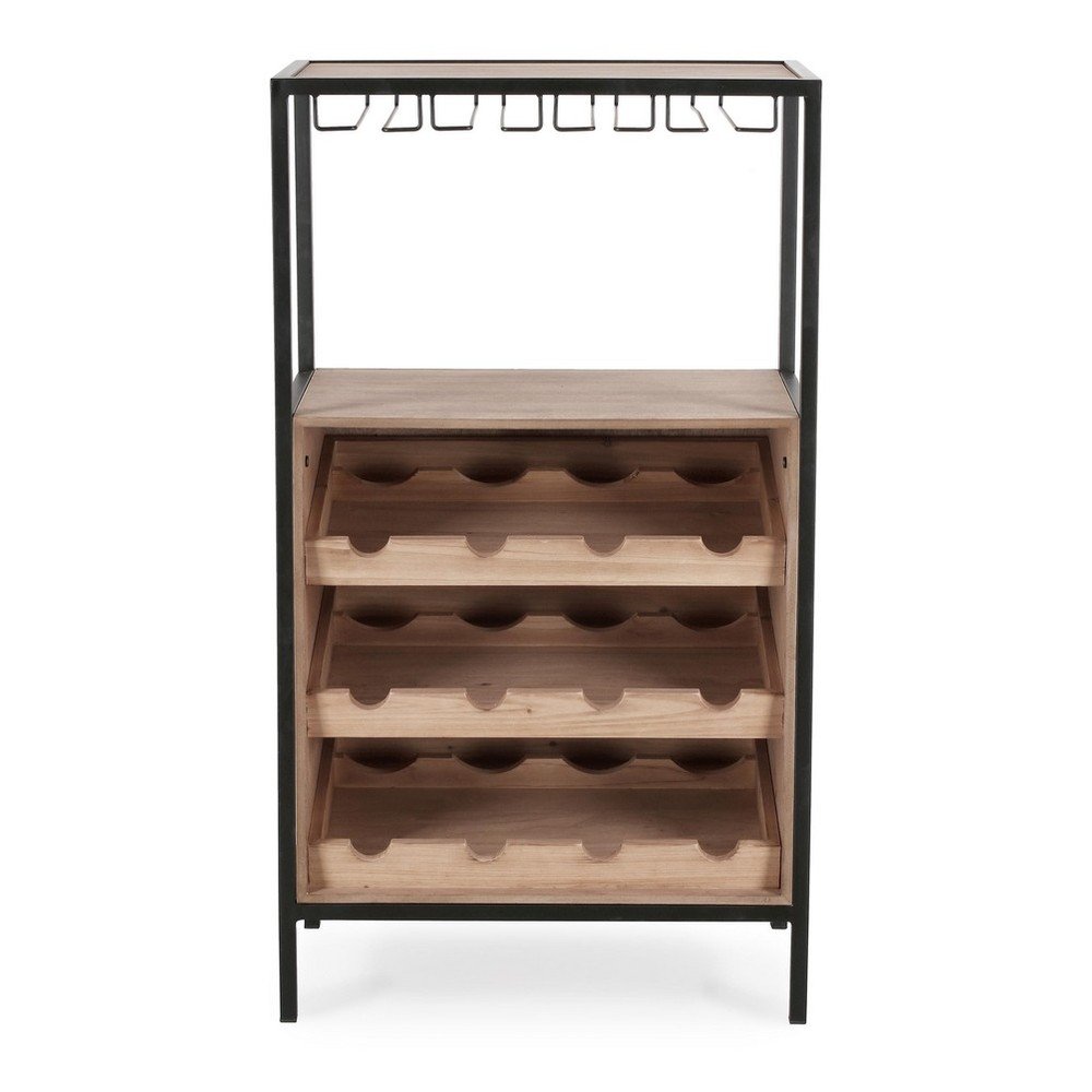 Szafka na wino w naturalnym kolorze liczba butelek 12, 51x91x30 cm Isaac – Yes Everyday