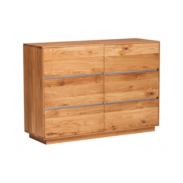 Dwudrzwiowa szafka z dębowego drewna Fornestas Hamilton