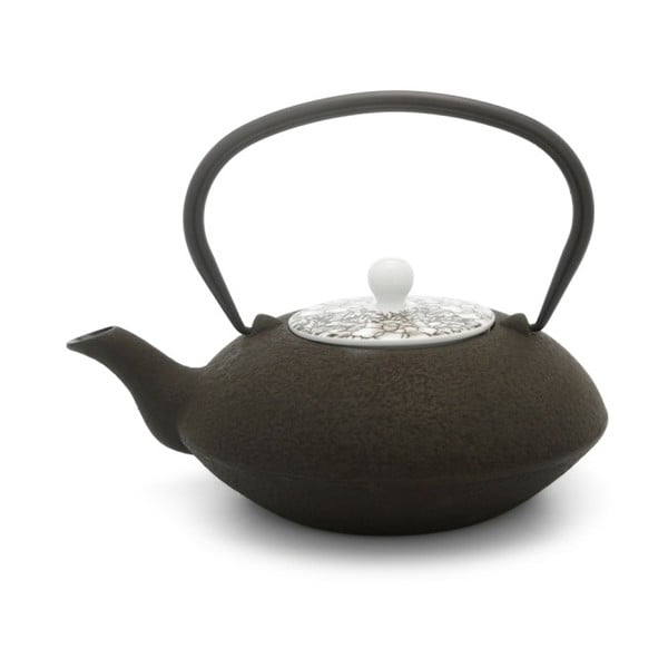 Brązowy żeliwny dzbanek do herbaty Bredemeijer Yantai, 1,2 l