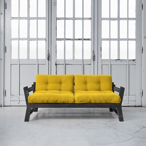 Sofa rozkładana Karup Step Black/Amarillo-image-1