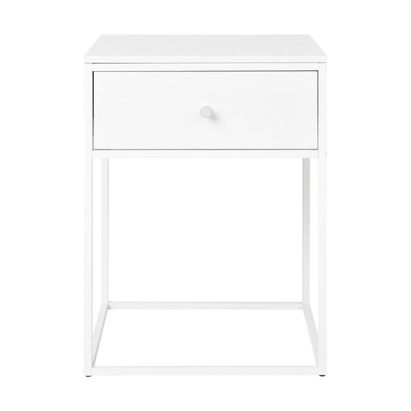 Biała szafka nocna Vita – House Nordic