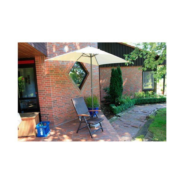 Biały parasol ogrodowy 145x250 cm – Garden Pleasure-image-2