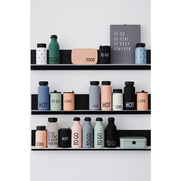 Zielona butelka na wodę Design Letters To Go, 500 ml-image-1