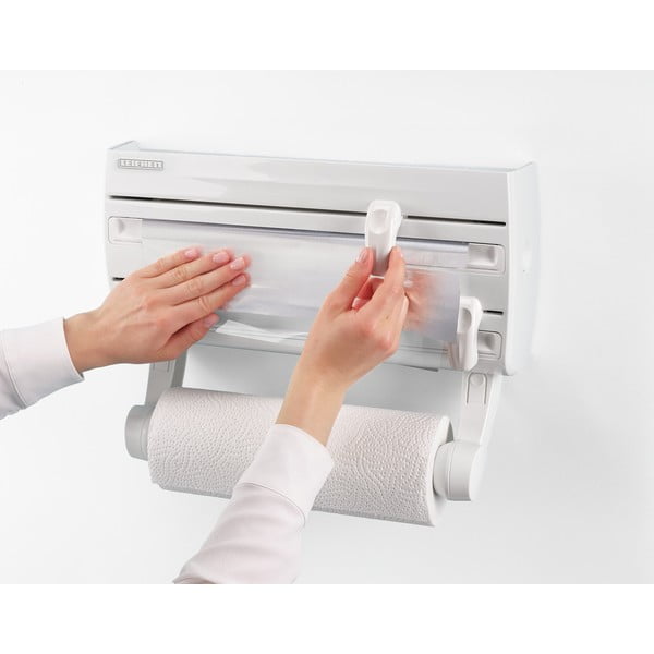 Plastikowy ścienny uchwyt na ręczniki kuchenne PARAT F2 – LEIFHEIT-image-2