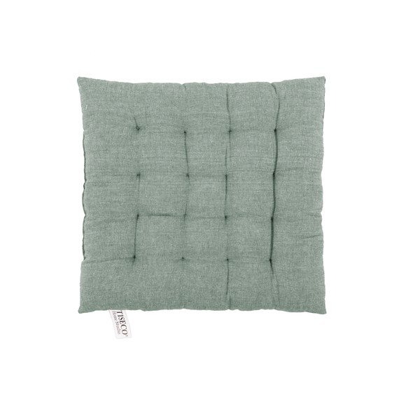 Zielona poduszka na krzesło Tiseco Home Studio, 40x40 cm-image-1