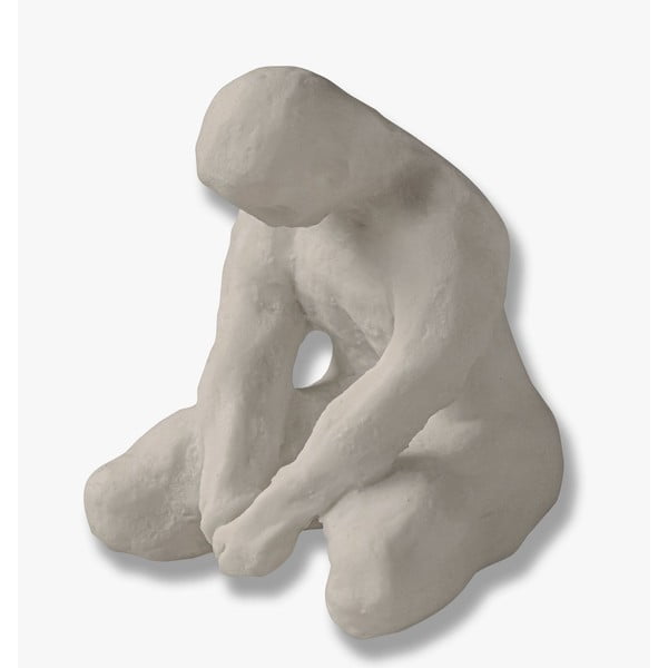 Figurka z żywicy polimerowej (wysokość 15 cm) Meditating Man – Mette Ditmer Denmark